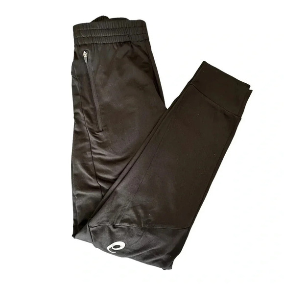 ASICS S athletic black joggers with zipper pockets‎ - Picture 3 of 7
